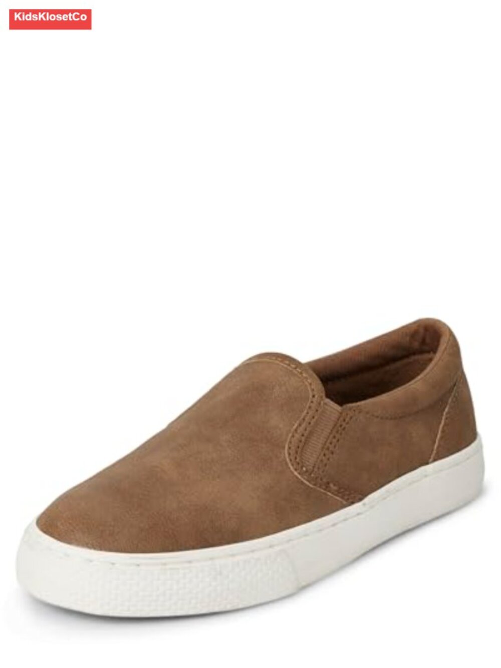 Boys Slip-on Casual Loafers Faux Leather Elastic